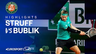 Jan-Lennard Struff vs Alexander Bublik | Round 2 | French Open 2024 Highlights 🇫