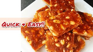 Peanut Chikki Recipe | Peanut Jaggery Bar | Moong Phali Gur ki Gachak | Dars Kitchen