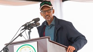 President Kagame speaking at the 11th Kwita Izina Ceremony- Kinigi, 5 September 2015