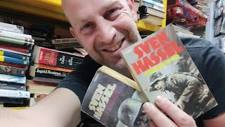 Finding Sven Hassel \u0026 Leo Kessler novels in the best secondhand book shop in the world Bugibba Malta