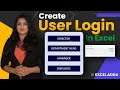 Protect Excel Sheets By Creating Login Access Rights For Different Users | Excel VBA | Excel Adda