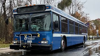 CTtransit 2007 New Flyer Industries D40LF #714 Ride on route 121