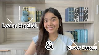 How to learn English without forgetting it