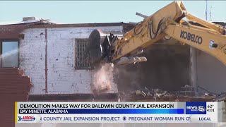 Demolition Makes Way for Baldwin County Jail Expansion