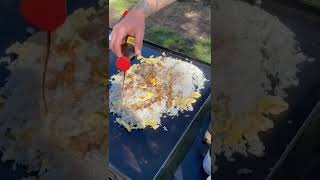 How to cook Hibachi on a flat top griddle | Let’s go