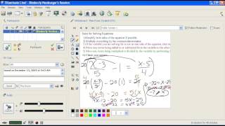 Math 60: Solving Equations with Fractions and Decimals (hi)