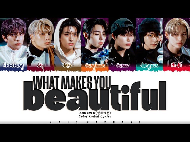Cover Enhypen What Makes You Beautiful By One Direction Lyrics