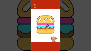 🍔 #burger #color #challenge #satisfying #shorts #fypシ゚viral