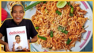 My Asian Mom tested out MY pad Thai recipe. Will she hate it or rate it?! | Marion's Kitchen
