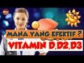 Manfaat dan Perbedaan Vitamin D,D2,D3 Sumber dari Sinar Matahari Hingga Makanan