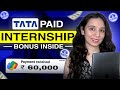 TATA 👉🏻 Exclusive PAID Internship 2024 ➤How to Apply & Boost Your Career | Full Details Inside