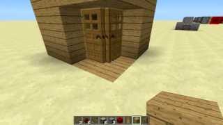 Diagonal Door Tutorial - Minecraft Tutorial