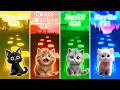 Thunder Cat vs Dance Monkey Cat vs Axel F Cat vs Say So Cat - Tiles Hop EDM Rush