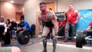 Eldon Newcomb 585 raw deadlift. Spf north of the b