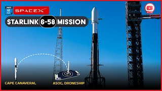 LIVE: SpaceX Launches Starlink 6-58 Mission From Florida | Chill Stream No Commentary