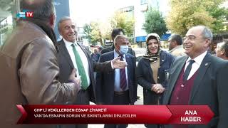 Chp Milletvekillerinden Van’Da Esnaf Ziyareti