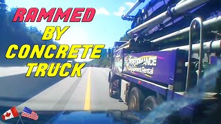 TRUCK ALMOST PUSHES CAR OVER THE BARRIER | Road Rage USA \u0026 Canada