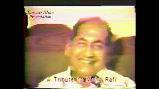 Mohammed Rafi interview ahead of 1979 Toronto concert