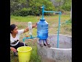 free electricity she make free energy water pump from deep well no need electricity diy pipe