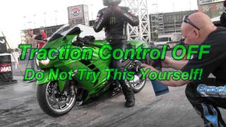 Kawasaki ZX-14R with Rickey Gadson