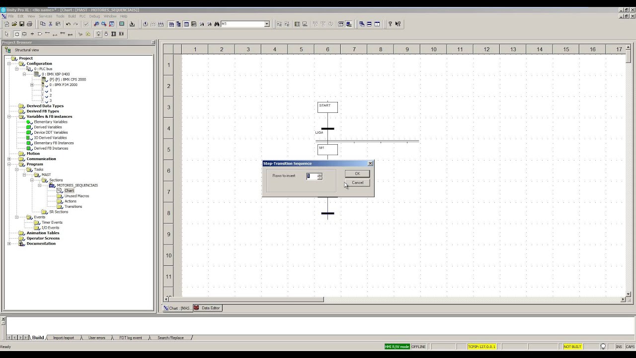 SFC-PLC SCHNEIDER ELECTRIC - VIDEO AULA 2 BRANCH PROCESSO PARALELO ...