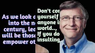 Bill Gates Inspirational Quotes| Top10 Motivational Quotes by Bill Gates | Bill Gates Quote