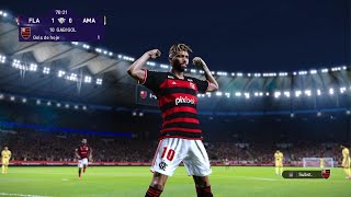 eFootball PES 2021 SEASON UPDATE PS5_O Gabigol volta contra o Amazonas FCcom o faro de gol apurado?