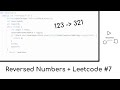 Reversing an Integer in Java - Leetcode #7 Reverse Integer Problem