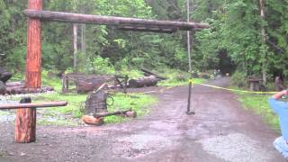 Steam Donkey Demonstration at Mclean's Mill