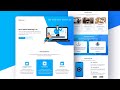Complete Responsive Website | HTML, CSS and Javascript | With Free Source Code