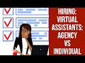 Hiring Virtual Assistant Agency vs Individual 🕒 | Captain Time