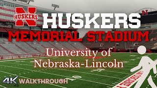 Walking Tour of Memorial Stadium in Lincoln Nebraska | #4K
