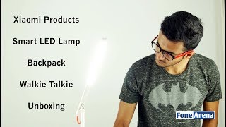 Xiaomi Products - Smart LED Lamp, Backpack, Walkie Talkie Unboxing