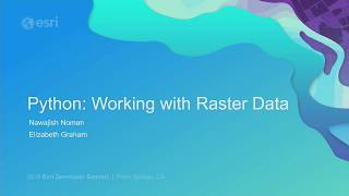 Python: Working with Raster Data