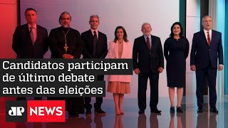 Comentaristas da Jovem Pan analisam candidatos em debate na TV Globo