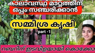 MIXED FARMING TO COPE WITH CLIMATE CHANGE | കാലാവസ്ഥ മാറ്റത്തിനൊപ്പം സഞ്ചരിക്കാൻ സമ്മിശ്ര കൃഷി.