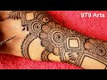 9T9 Arts mehndi | Mehndi designs | Gulf mehndi design | Navratri ke liye mehandi | Mehandi ka design