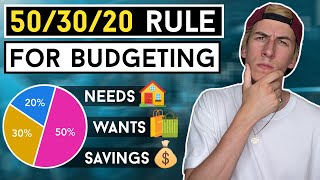 HOW TO BUDGET YOUR MONEY: The 50/30/20 Rule (Beginner Money Management)