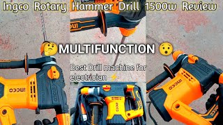 ingco hammer drill 1500w⚡ best  power tools🤔😯