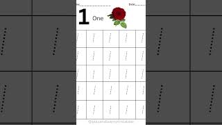 Number Tracing and Recognition worksheets @PlayandLearnPrintables #printables #tracing #math