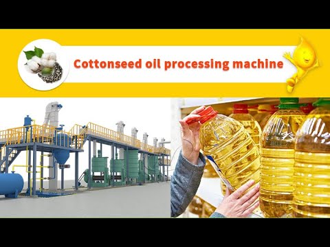 Cottonseed Oil Production Process And Cottonseed Oil Processing Machine ...