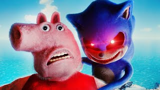 Sonic.exe vs Cursed Peppa Pig