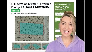 1.09 Acre Whitewater Property (POWER \u0026 PAVED RD) in Riverside County, CA