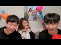 【抖音反应tiktok reaction】韩国人看中国抖音反应 弟弟随便打姐姐的头 哈哈哈太绝了