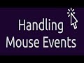 Java Programming Tutorial - 72 - MouseListener interface