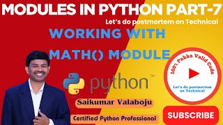 103.Python Math Module Explained | Built-in Functions You Must Know!