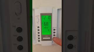 Operating An Aube Brand Thermostat