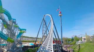 [4K] Maxx Force POV at Six Flags Great America