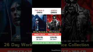 The Nun 2 Vs Jawan Movie 26 Day Comparison || Box Office Cecollection #shorts #jailer #gader2 #jawan