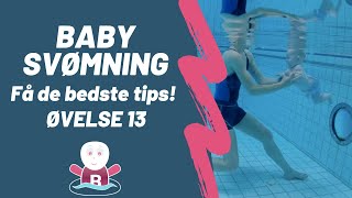 Babysvømning 🇩🇰 ★ Mere dyk fra kanten  ★ Undervisningsøvelse 13 ★ Få en sikker svømmestart ★